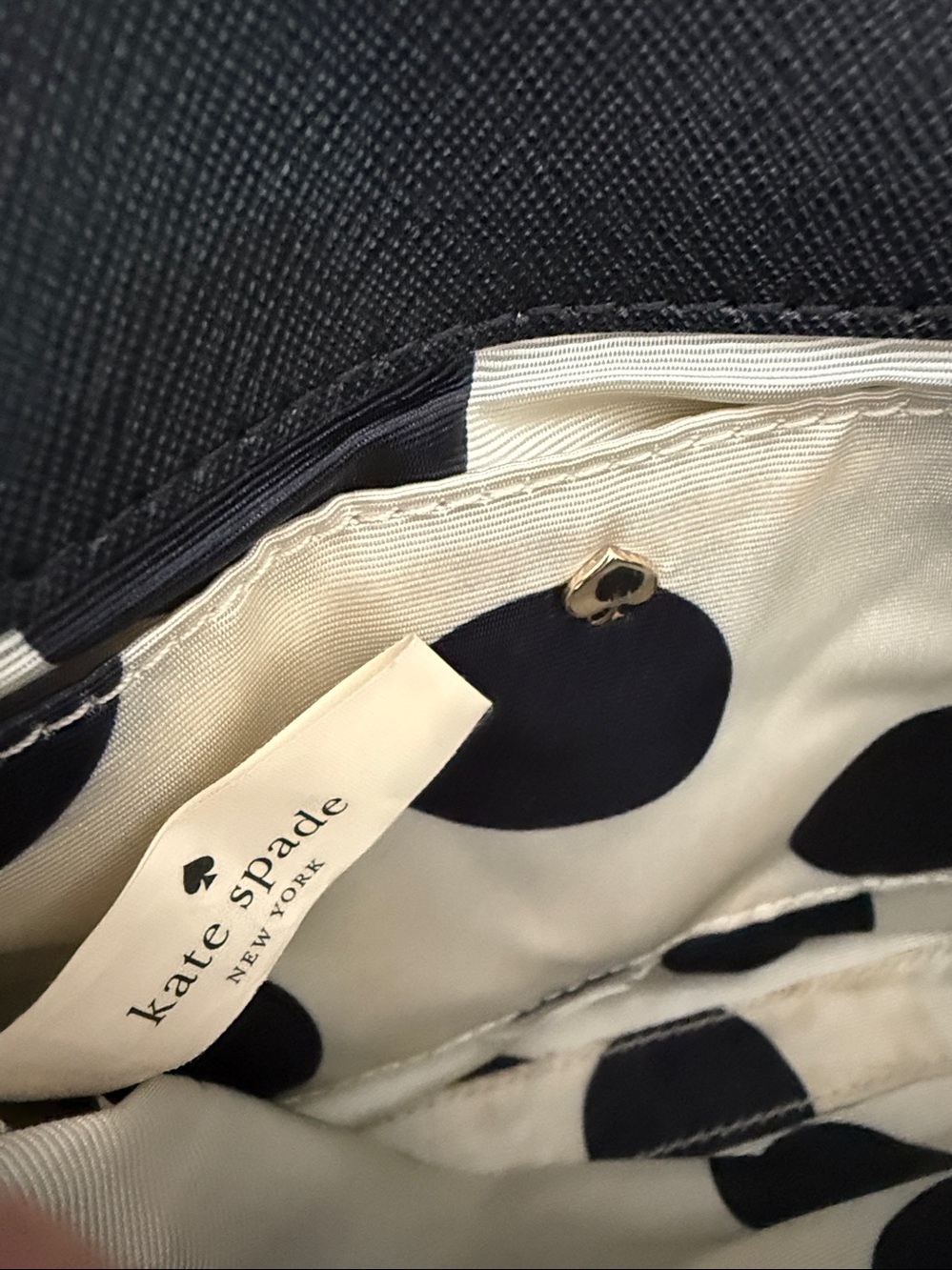 Kate Spade Black Leather Cross Body Bag - Picture 5 of 5